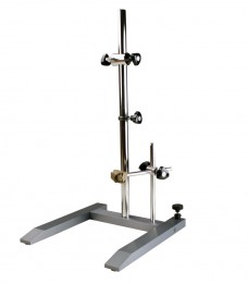 ST-F13/820 - economy stand with H-feet, anodised and vessel holder / safety positioning ring KINEMATICA