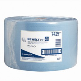 Салфетки одноразовые WYPALL L40 (рулон бол.,гол., 3-х сл.) Kimberly-Clark