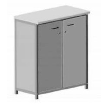 Тумба 2 двери 910´450´1050 белая ЛС ЭКОХИМ