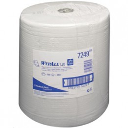 Салфетки одноразовые WYPALL L20 (бел., 2сл.) Kimberly-Clark