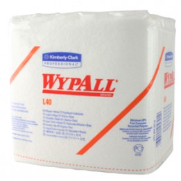 Салфетки одноразовые WYPALL L40 (пачка. бел., 1 сл.) Kimberly-Clark