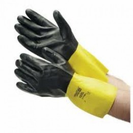KLEENGUARD® G80 Neopren Latex Перчатки химически стойкие черно-желтые Kimberly-Clark