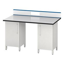 Стол для хроматографа с двумя одинарными тумбами ЛАБ-PRO СХ 150.85.90/105 Т2 LA ЛОИП