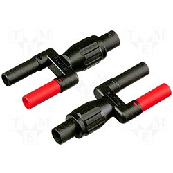 Переходник типа "Dual Banana" 4 мм "папа" - BNC "мама" PM9081  Fluke