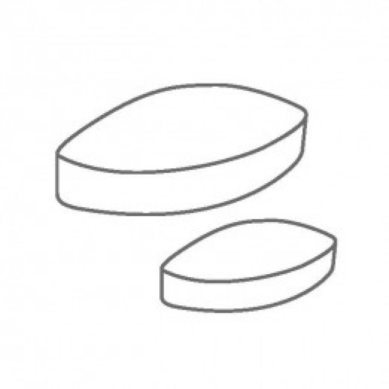 IKAFLON® 50 Set (5 Pcs) ellipse PTFE-coated Magnetic stirring bars IKA
