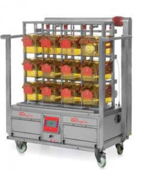 Isocage MINI Cтеллаж нерж. сталь, устройство подачи воздуха в клетки, 12 клеток, Tecniplast