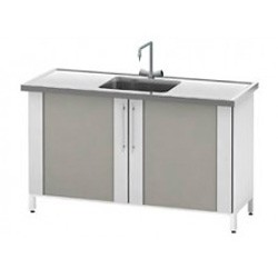 Стол-мойка ЛАБ-PRO МО30 120.70.90 SS (1 чаша глубиной 300мм, модуль из нерж. стали) ЛОИП